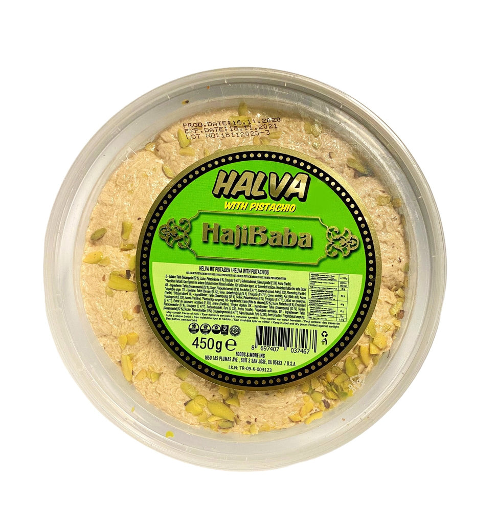 Halva - With Pistachio - 250g ( Halvardeh ) - Halva - Kalamala - HajiBaba