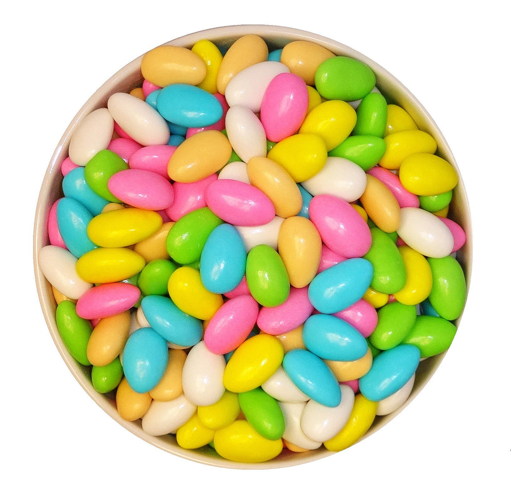 Large Pastel Jordan Almonds ( Badam Rangi ) - Candied Nuts - Kalamala - Kalamala