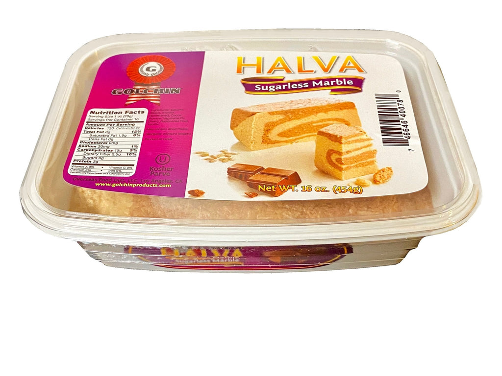 Marble Halva - Sugarless ( Halvardeh ) - Halva - Kalamala - Golchin