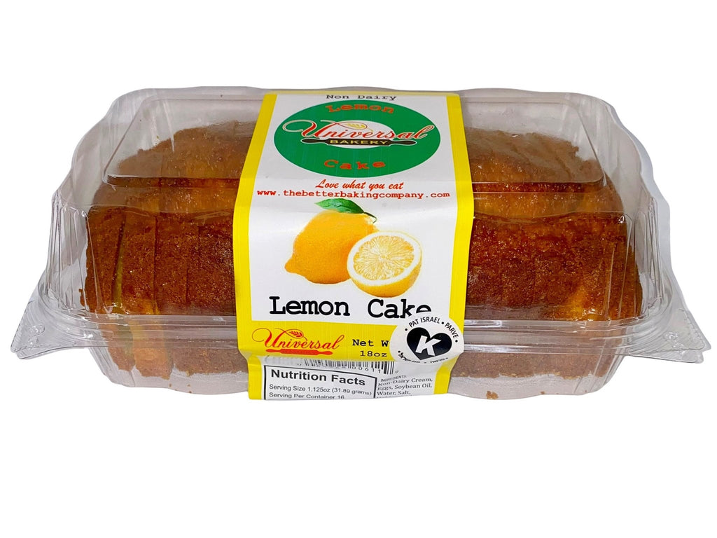 Non-Dairy Lemon Sliced Cake - Non-Dairy ( Cake E Limoo ) - Cake & Sweet Bread - Kalamala - Universal Bakery