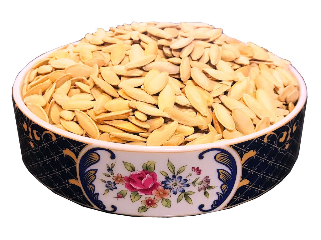 Salted Double Roasted Pumpkin Seeds - 1 Pound -Imported ( Tokhmeh Kadoo 2 Atisheh ) - Seeds - Kalamala - Kalamala