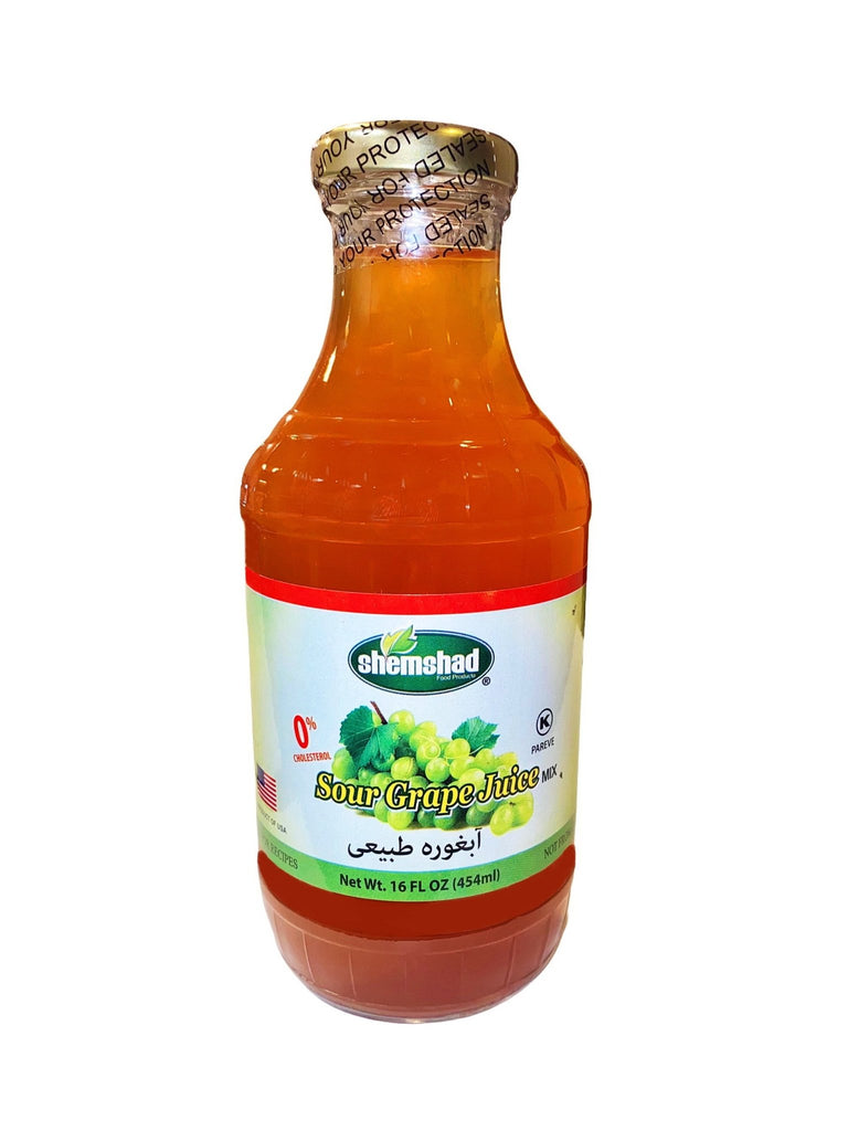 Sour Grape Juice - 16 Oz -Small ( Ab Ghoureh ) - Sour Grape - Kalamala - Shemshad