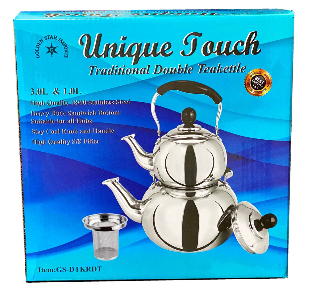 Traditional Double Kettle - Stainless Steel ( Ketri ) - Kettles - Kalamala - Kalamala