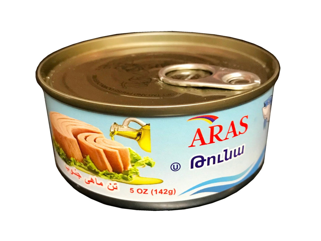 Tuna Fish - In Olive Oil - Easy Open ( Ton e Mahi ) - Canned Fish & Meat - Kalamala - Aras