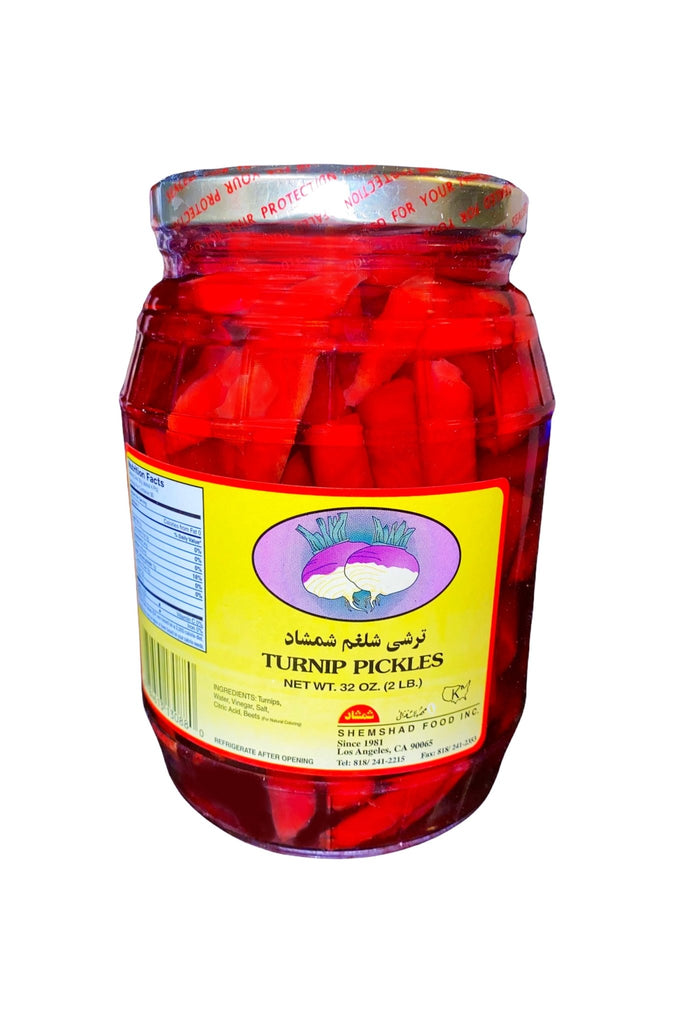 Turnip Pickles - Pickled - 32 Oz ( Turshi Shalgham ) - Vegetable Pickle - Kalamala - Shemshad